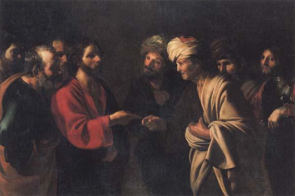 MANFREDI, Bartolomeo Tribute to Caesar Sweden oil painting art